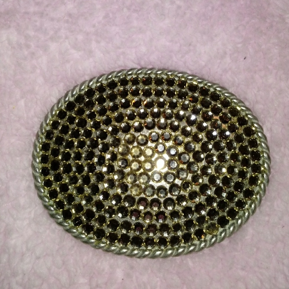 Rhinestone belt buckle nwot
